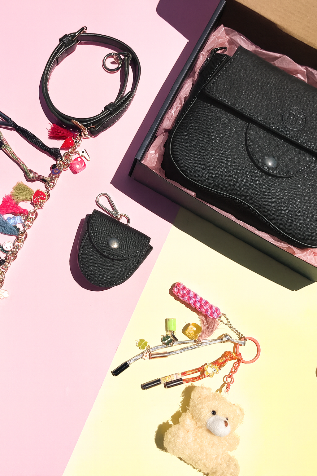 KIMI LOVE KIT - catena charmata + bag charm